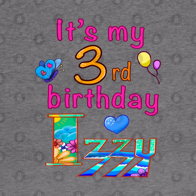 its my 3rd birthday izzy by Artonmytee